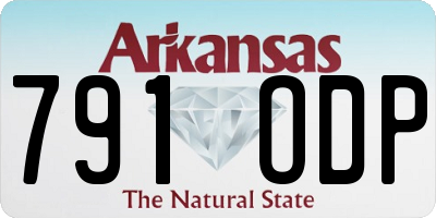 AR license plate 791ODP