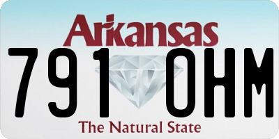 AR license plate 791OHM