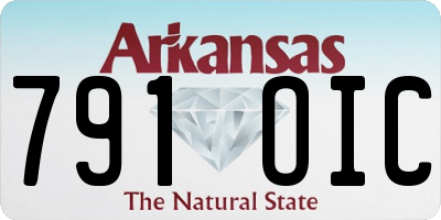 AR license plate 791OIC