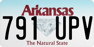 AR license plate 791UPV