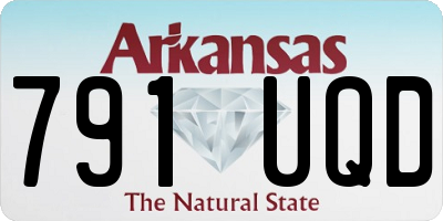 AR license plate 791UQD