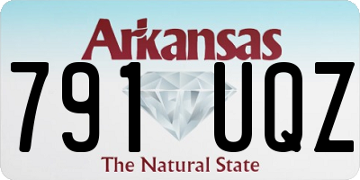AR license plate 791UQZ