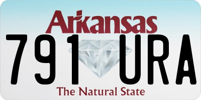 AR license plate 791URA