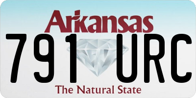 AR license plate 791URC