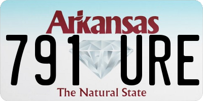 AR license plate 791URE