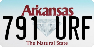 AR license plate 791URF
