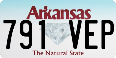AR license plate 791VEP