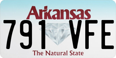 AR license plate 791VFE