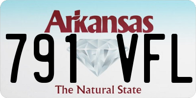 AR license plate 791VFL