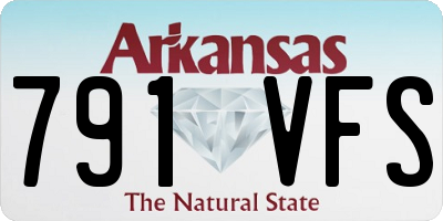 AR license plate 791VFS