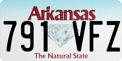 AR license plate 791VFZ