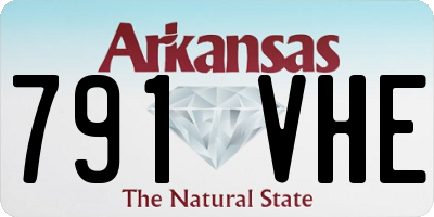 AR license plate 791VHE