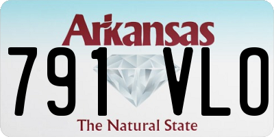 AR license plate 791VLO