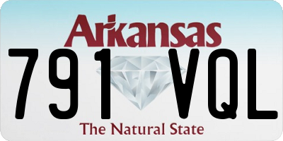 AR license plate 791VQL