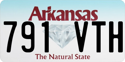 AR license plate 791VTH