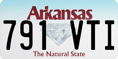 AR license plate 791VTI