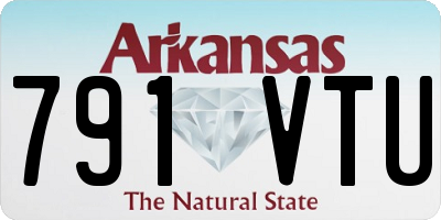 AR license plate 791VTU