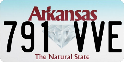 AR license plate 791VVE