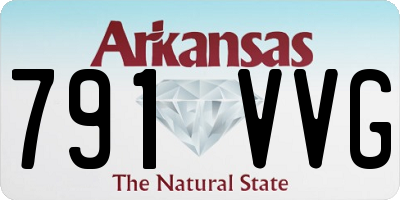 AR license plate 791VVG