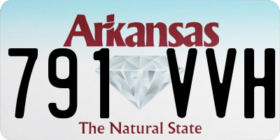 AR license plate 791VVH