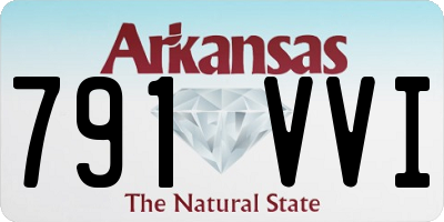AR license plate 791VVI