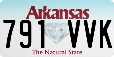 AR license plate 791VVK