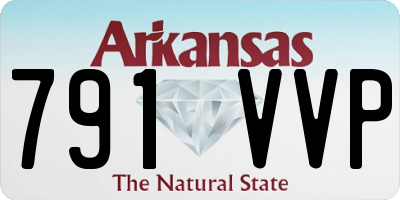 AR license plate 791VVP