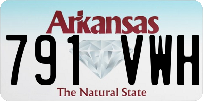 AR license plate 791VWH