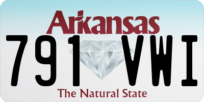 AR license plate 791VWI