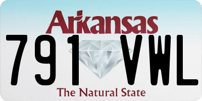 AR license plate 791VWL