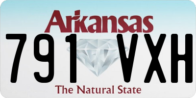 AR license plate 791VXH