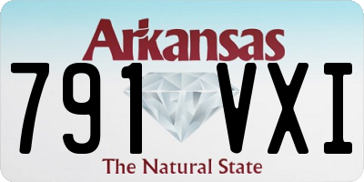 AR license plate 791VXI