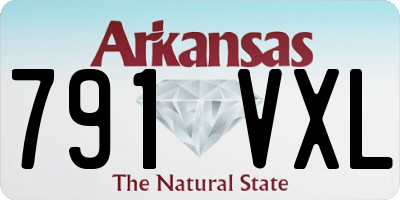 AR license plate 791VXL