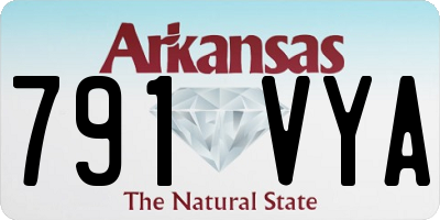 AR license plate 791VYA