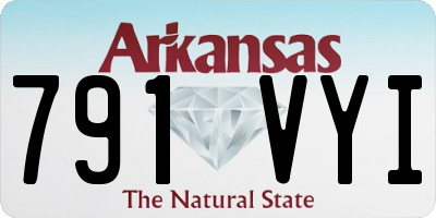 AR license plate 791VYI