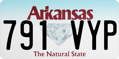 AR license plate 791VYP