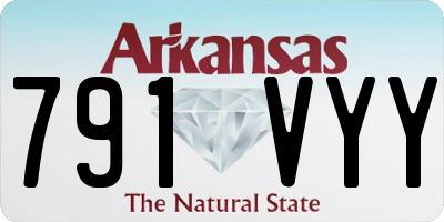 AR license plate 791VYY