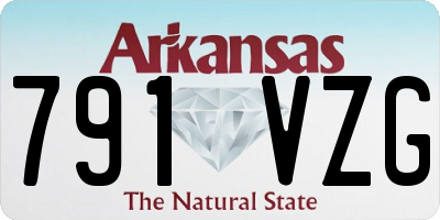 AR license plate 791VZG