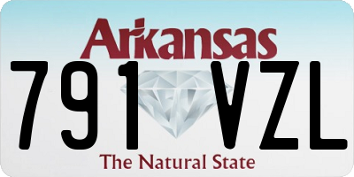 AR license plate 791VZL