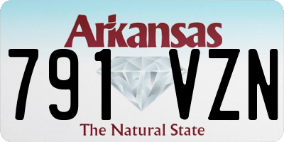 AR license plate 791VZN