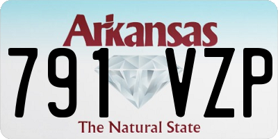 AR license plate 791VZP