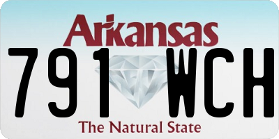 AR license plate 791WCH