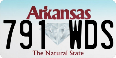 AR license plate 791WDS