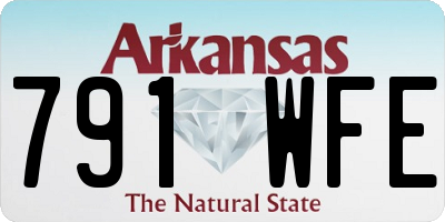 AR license plate 791WFE