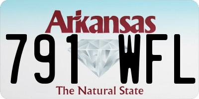 AR license plate 791WFL
