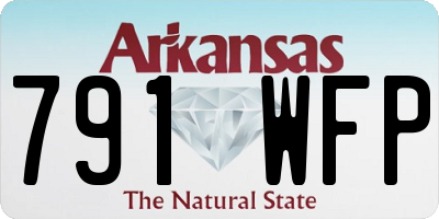 AR license plate 791WFP