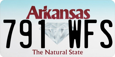 AR license plate 791WFS