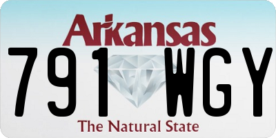 AR license plate 791WGY