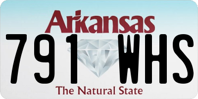 AR license plate 791WHS