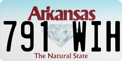 AR license plate 791WIH